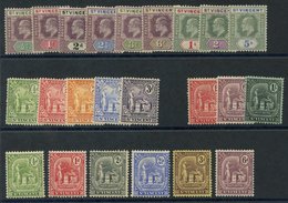 1902 CCA Set M (2d Fault) SG. 76/84, 1907-08 CCA Set M SG. 94/8, 1909 MCCA Set M SG. 99/101, 1909-11 Redrawn Set M,  SG. - Autres & Non Classés