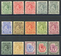 1913-17 MCCA Set M + Couple Extra Shades, SG. 108/120. Cat. £140+ (15) - Autres & Non Classés