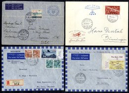 1941-49 Airs Selection Of Pro-aero Covers With Commemorative Stamps & Cachets. (4) - Other & Unclassified