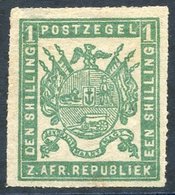 1873-74 Fine Roulette 1s Green On Thinnish Transparent Paper, Fresh M, Odd Tiny Tone & Small Thin At Top. (1) Cat. £225 - Sonstige & Ohne Zuordnung