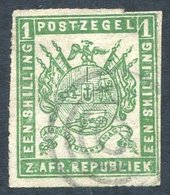 1875-77 Coarse Soft Thin White Paper, Fine Roulette 1s Yellow-green, Nicely U, SG.74. (1) Cat. £450 - Sonstige & Ohne Zuordnung