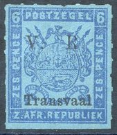 1877-79 Type 6 Ovpt On 6d Blue/blue, Rare Wide Roulette, Very Fine Unused, SG.132. Unpriced Mint. (1) - Autres & Non Classés