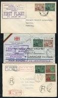 1930-31 First Flight Covers (5) From 1930 March 8th NYRBA Port Of Spain - Buenos Aires, Bearing Special Printed Label (o - Other & Unclassified