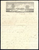 1862 Civil War Illustrated Letter Ex Benton Barracks, St. Louis, MO, With Patriotic Envelope 'The Banner Of Glory'/Georg - Autres & Non Classés