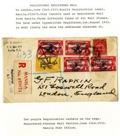 Philippines - 1871-1950's Postal History Collection Of Approx 150 Items, Mainly Written Up On Leaves With Postal Station - Sonstige & Ohne Zuordnung