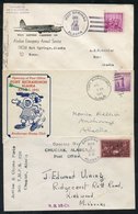 ALASKA C1930's Postal History Collection Housed In A Simplex Album From Various PO's Of Alaskan Territory With Scarcer O - Autres & Non Classés