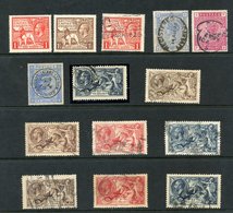 1854-1860 1d Stars (287) Incl. English, Scots & Irish Numeral Cancels, 1858 2d Plates (95) Mixed Condition, 1883 5s, 10s - Other & Unclassified