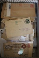 BOX Containing Accumulation Of Approx 217 Items With Strength In Victorian Stationery But All Periods Included. Viewing  - Otros & Sin Clasificación