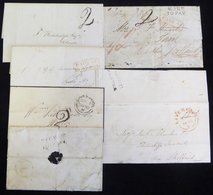 LIVERPOOL Pre-stamp Group Incl. Boxed PAID AT/LIVERPOOL (2) - One With 'more To Pay,' 'PL' Late Mark, Handstruck '2' (tw - Sonstige & Ohne Zuordnung