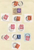 SCOTTISH POSTMARKS Stamps On Piece In An Album + Stock Book, Mainly QEII Period (abundance Of Wilding Defins) Cancels Ar - Autres & Non Classés