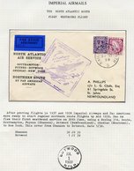 1939-58 North Atlantic Airmail Covers Collection Written Up On Leaves Mainly Carried By Imperial Airways To Or From GB O - Sonstige & Ohne Zuordnung