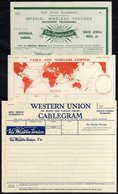 Telegrams (24) Mainly Used Plus Brochures (5). Post Office & Various Companies, Western Union, Imperial, Marconi Etc. Wi - Autres & Non Classés