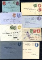 KEVII & KGV Range Of Used Stationery, Much Uprated For Foreign Destinations Incl. Added Stationery Cut-outs, Censored, R - Sonstige & Ohne Zuordnung