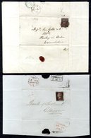 1847-55 (circa) Covers Bearing 1d Reds, Mainly 1844 Numeral Type Cancels, Few MC, The Majority Of The Stamps Are Cut Int - Autres & Non Classés