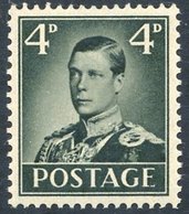1936 ACCESSION ISSUE ESSAY 4d In Deep Olive Green On Block Cypher Watermark Paper, The King In Uniform Of Seaforth Highl - Autres & Non Classés
