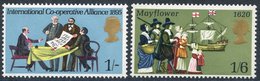 1970 Anniversaries 1s With COLOUR GREEN OMITTED & 1/6d With COLOUR EMERALD GREEN OMITTED, Both UM, SG.821c & 822b. (2) C - Other & Unclassified