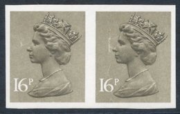 1983 16p Olive Drab, UM Imperf Pair, Right Stamp With Vertical Crease. SG.X949a. (2) Cat. £200. - Autres & Non Classés