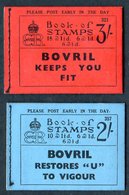 1936 2s Edition 357, SG.BC2 (advert & 1d Panes Inverted), 3s Edition 321, SG.BC3 (2x 1½d & ½d Panes Inverted), Both With - Sonstige & Ohne Zuordnung