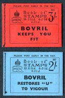 1936 2s Edition 357, SG.BC2 (advert & 1d Panes Inverted), 3s Edition 321, SG.BC3 (2x 1½d & ½d Panes Inverted), Both With - Autres & Non Classés