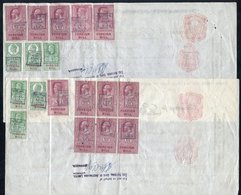 BANK DRAFTS (67) 1949-50 Drawn Under The National Bank Of Australia, Mainly Franked With KGVI 2d Defin Fiscally Used, 17 - Other & Unclassified