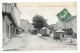 CUNLHAT   (cpa 63)   Place Du Foirail  -  L 1 - Cunlhat