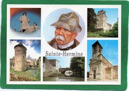 85- SAINTE HERMINE - CPM  Multivues (monument De Georges Clemenceau) - Sainte Hermine