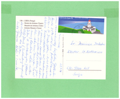 1998 PORTUGAL POSTCARD WITH 1 STAMP TO SWISS - Lettres & Documents