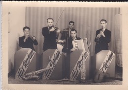 PHOTO--ORCHESTRE-JAZZ ?--ALIX ROJAN---groupe De Musiciens--voir 2 Scans - Foto