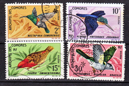 Comores  41/44, 3oiseaux Oblitéré Used Cote 28 - Used Stamps