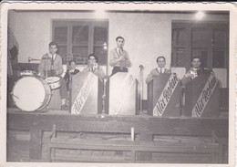 PHOTO--ORCHESTRE-JAZZ ?--ALIX ROJAN---groupe De Musiciens--voir 2 Scans - Foto