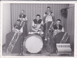 PHOTO--ORCHESTRE-JAZZ ?--ALIX ROJAN---groupe De Musiciens--voir 2 Scans - Photos