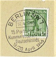 Germany / Berlin - Sonderstempel / Special Cancellation (S1074) - Soviet Zone