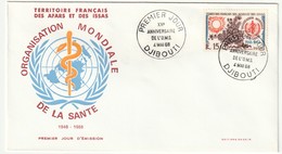 FDC - AFARS Et ISSAS - N°336 (1968) O.M.S - Cartas & Documentos