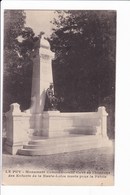 LE PUY - Monument Commémoratif élevé En L'honneur Des Enfants De La Haute-Loire Morts Pour La Patrie - Le Puy En Velay