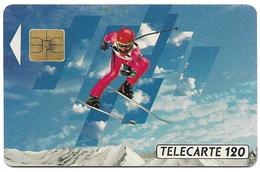 Telecarte 120 - XVIèmes J.O. D'hiver - Juegos Olímpicos