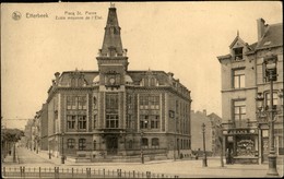 ETTERBEEK :  Place St Pierre - Ecole Moyenne De L'Etat Marchand De Tabac "A La Grosse Pipe" - Etterbeek