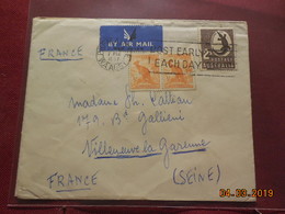 Lettre De 1957 A Destination De France - Marcofilia