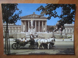 Wien. Parlament Mit Fiaker. - Ringstrasse