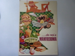 Cartolina Viaggiata  Illustratore "DA NOI A MANFREDONIA"  1984 - Manfredonia