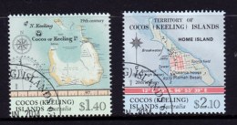 Cocos Islands 2014 Ancient Maps - Higher Values CTO - Cocos (Keeling) Islands