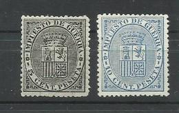 ESPAÑA EDIFIL 141/42 , 141  *,  142 (*),, (FIRMADO SR. CAJAL, MIEMBRO DE IFSDA) - Unused Stamps