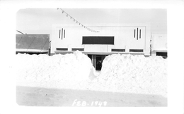 ¤¤   -  CANADA  -  PROVOST  -  Carte-Photo  -  Batiment Sous La Neige En 1948    -  ¤¤ - Otros & Sin Clasificación