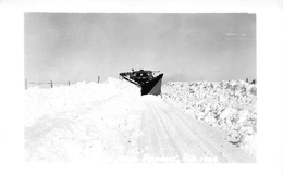 ¤¤   -  CANADA  -  PROVOST  -  Carte-Photo  -  Chasse Neige En 1948    -  ¤¤ - Autres & Non Classés