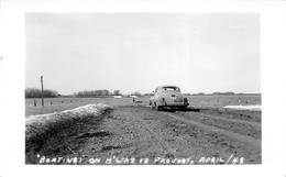 ¤¤   -  CANADA  -  PROVOST  -  Carte-Photo  -  Boating On H' Way En 1948    -  ¤¤ - Autres & Non Classés