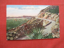Scenic Highway Around Mount Franklin  Texas > El Paso  Ref 3200 - El Paso