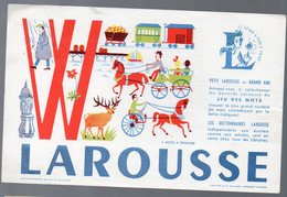 Buvard  LAROUSSE JEU DES MOTS: Le W (PPP10253) - L