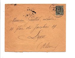 ALGERIE LETTRE DE ALGER MUSTAPHA POUR LA FRANCE 1905 - Lettres & Documents