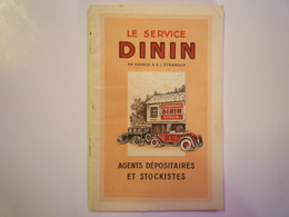 GP 2019 - 517  CATALOGUE  "DININ"  (Société Des Accumulateurs Electriques)   XXX - Zonder Classificatie