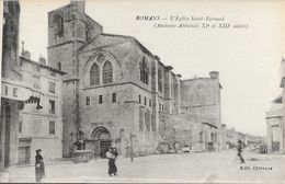 Romans - L'Eglise St Saint-Barnard (Collégiale, Ancienne Abbatiale) - Edition Chirouze - Carte Non Circulée - Romans Sur Isere