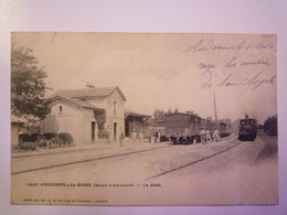 GP 2019 - 523  ANDERNOS-les-BAINS  (Gironde)  :  La  GARE   1904   XXX - Andernos-les-Bains